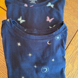 Old Navy Softest long-sleeve tees (2) girls sz 10-12